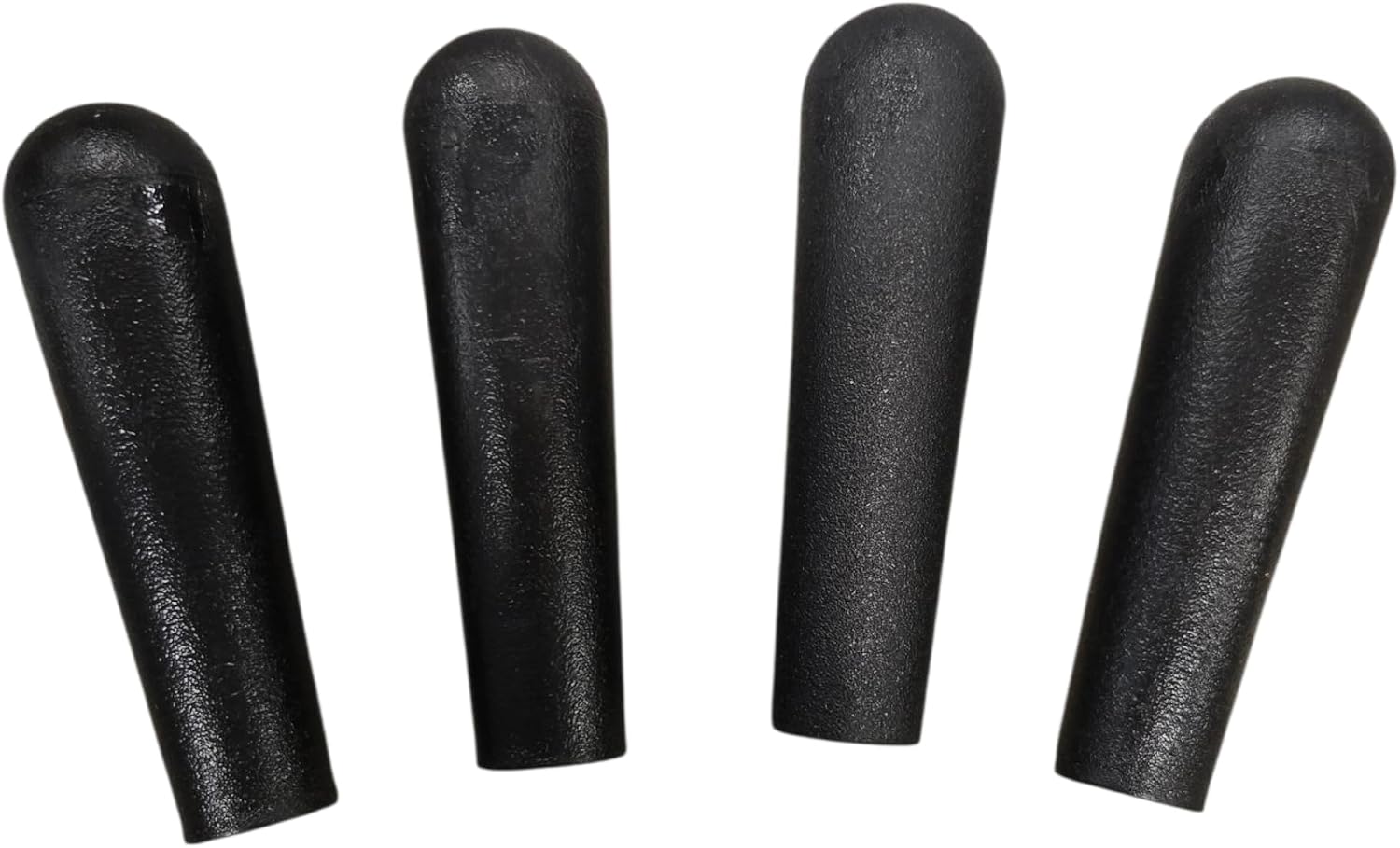 4 - Brew-control Premium Quality Beer Tap Handles, Black Plastic with Metal Threaded Insert