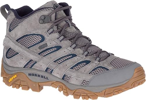 Vista 2 de Botas Merrell Moab 2 Mid de senderismo, impermeables, para hombre