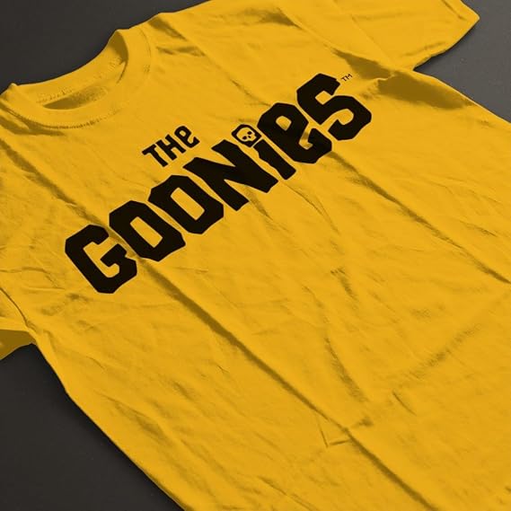 All+Every Maglietta Uomo The Goonies – Logo Originale, Cotone Morbido, Taglie Forti