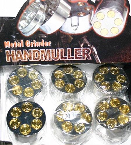 Bullet Metalen Kruid Tabak Grinder Rookbreker Hand Muller