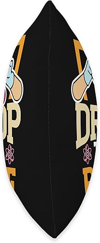 Vista 2 de Biology Science Chemistry Laboratory Scientist Drop The Base - Almohada de microbiología para estudiantes de biología de laboratorio, 18.0 x 18.0