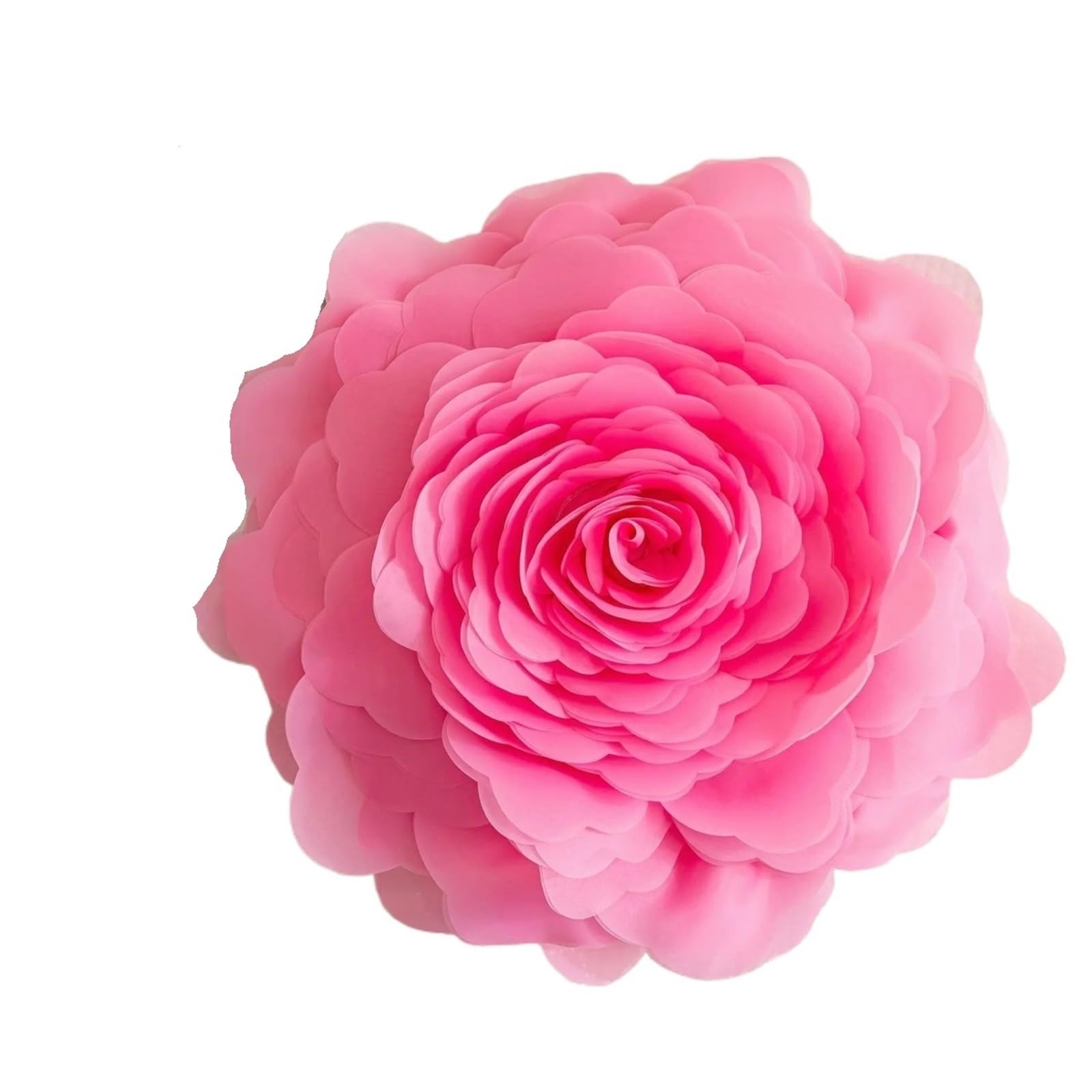LCKKJHG Princess Wind Three-dimensional Tulle Flower Pillow Cover Luxury Ins Bedroom Bedside Cushion Floating Window(Color-03)