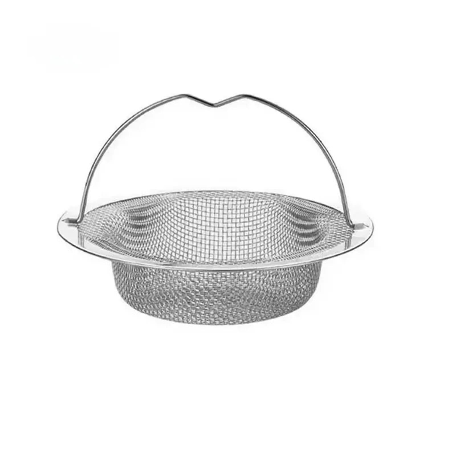 Sink Strainer Stainless Steel Sink Filter, 1/2Pcs Food & Hair Catcher