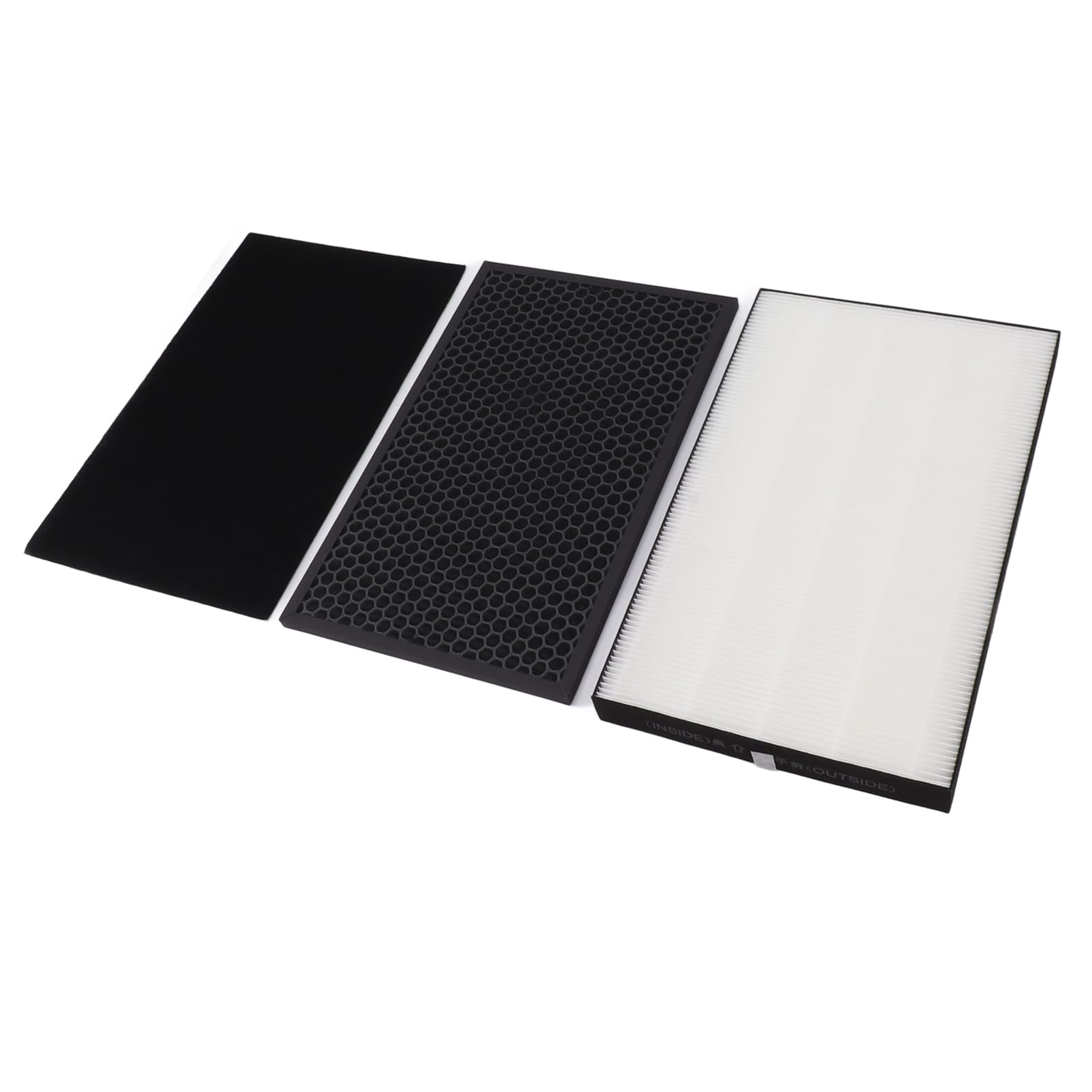 Kit de Remplacement Efficace de Filtre de Purificateur D'air pour KJF280ZAW, KJF280WAW, KCBD30S avec élimination des Odeurs pour un Usage Domestique 15,7x9,6x1,6 Pouces