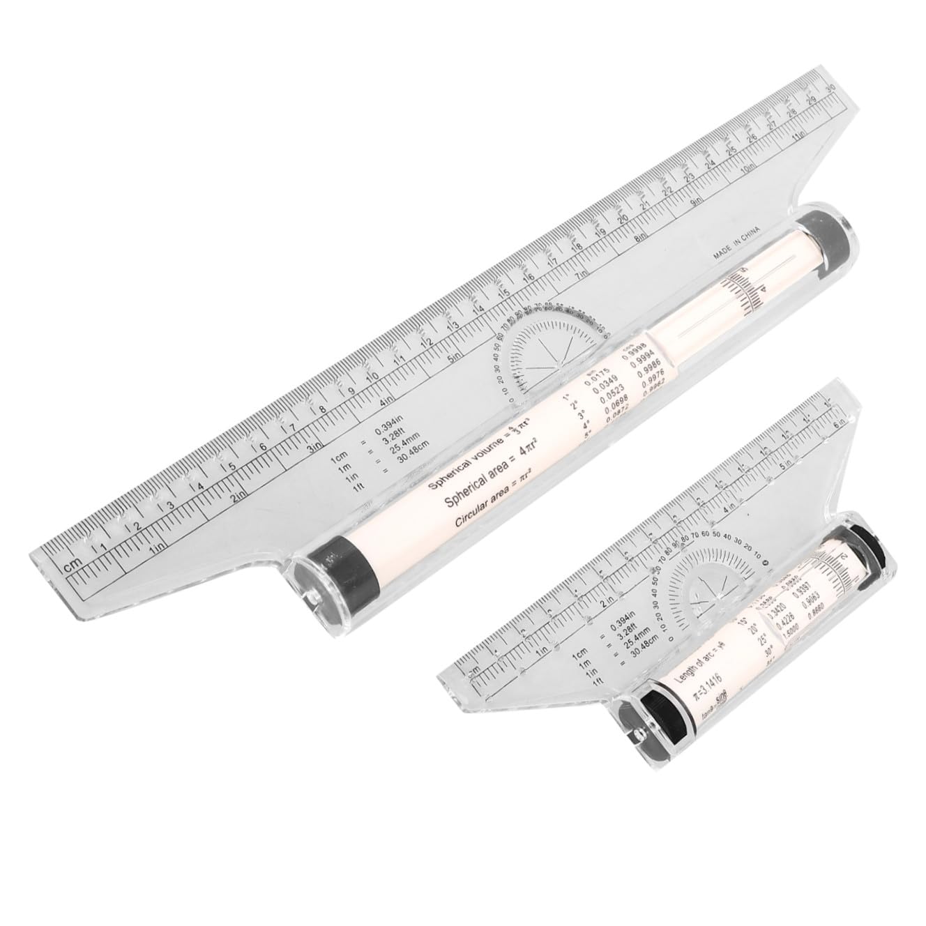 Gadpiparty 10pièces Règle à Dessin Parallèle Pour Mesure Angles Outil De Dessin Multi-fonctionnel Pour Étudiants Et Designers