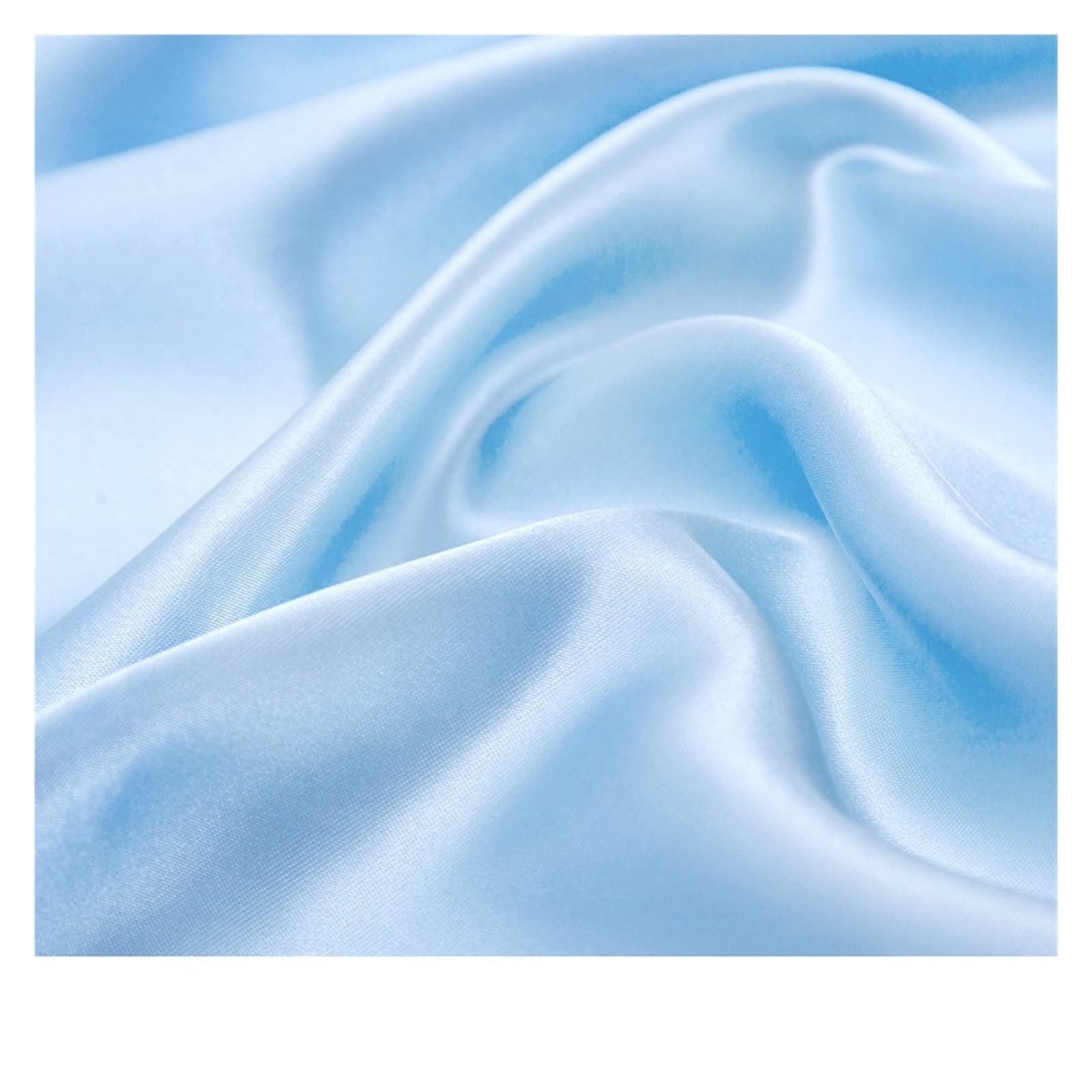 Satin Fabric Lining Soft and Shiny Silk-Like Material,for Clothing, Garments, DIY Craft, Wrapping(Color16,100X150cm)