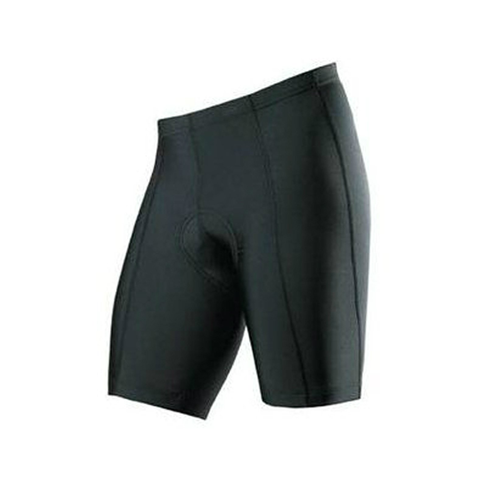 Astek Mens Cycling Premium 14 Panel Padded Regular Bike Black Shorts