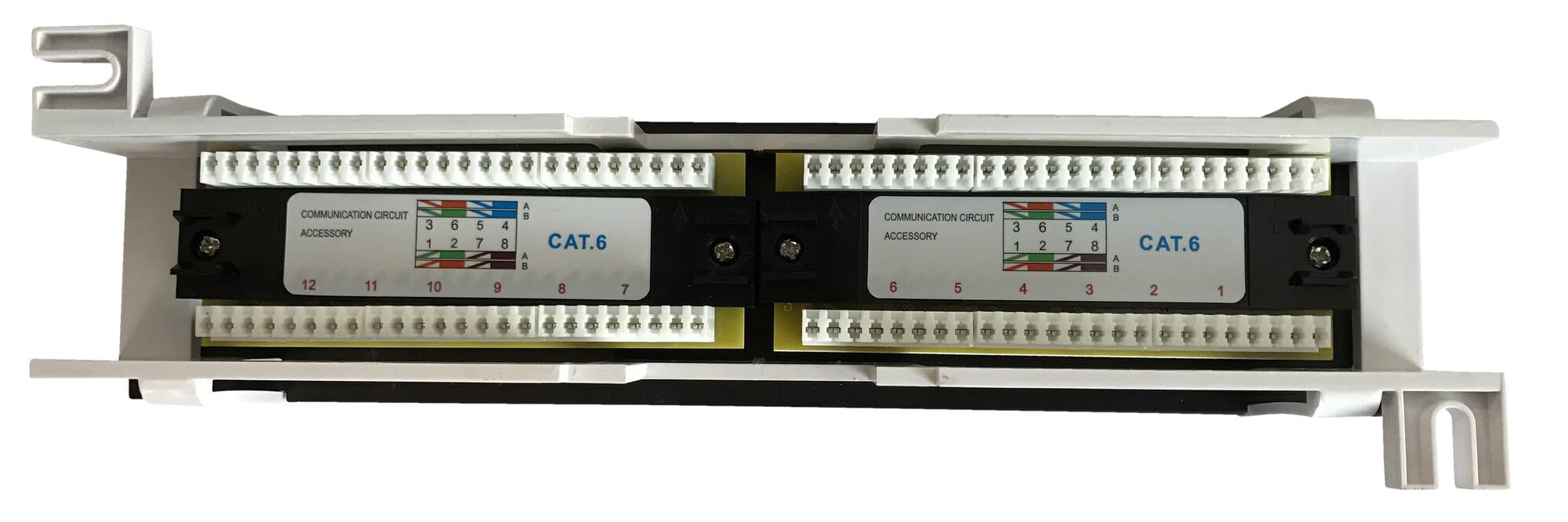 CAT 6 Wand Patchpanel - 12-fach UTP