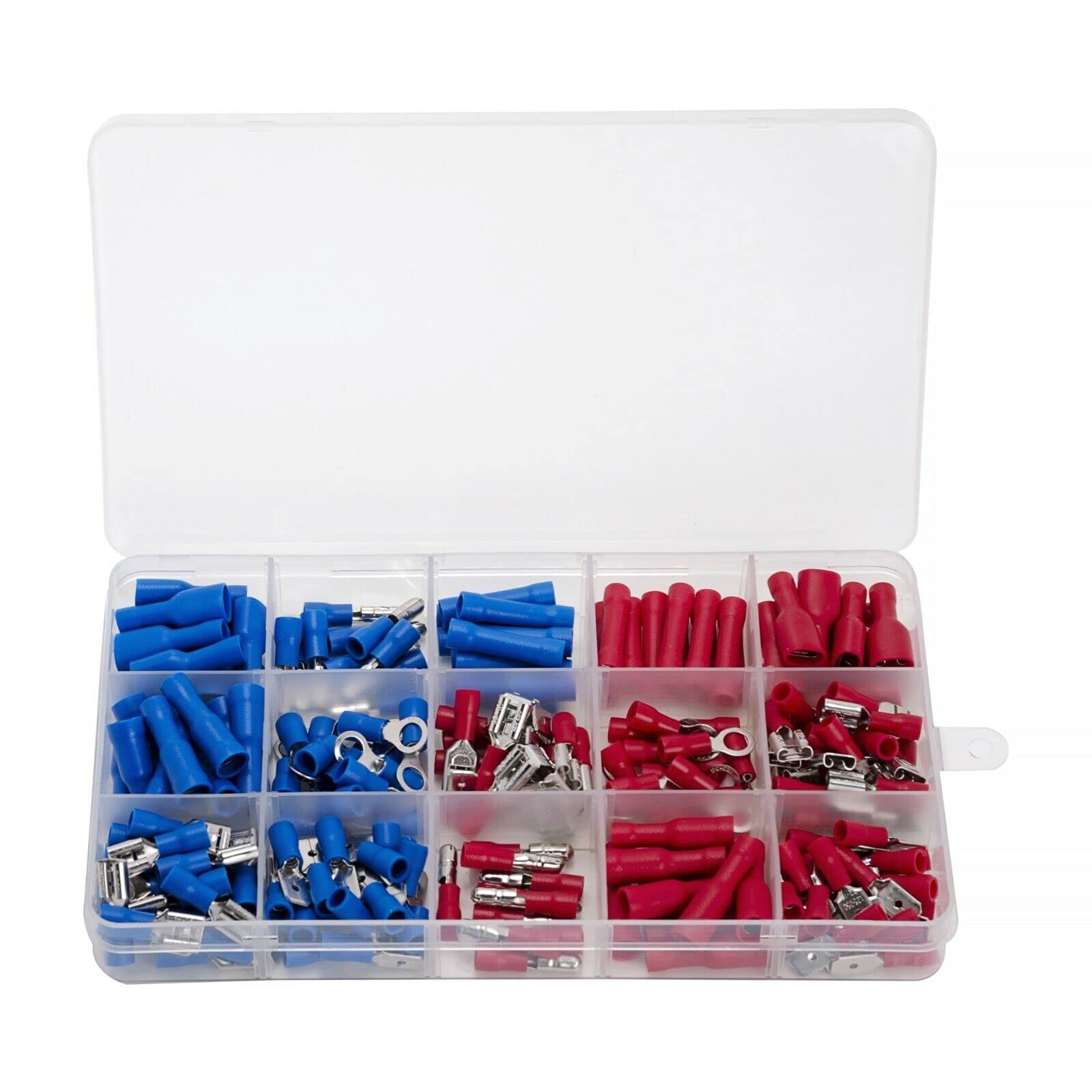 REES52 200pcs Electrical Insulated Wire Connectors Kit Crimp Connectors Kit Set Ring/Spade/Bullet (B0B64BX5H9) Amazon Price History, Amazon Price Tracker