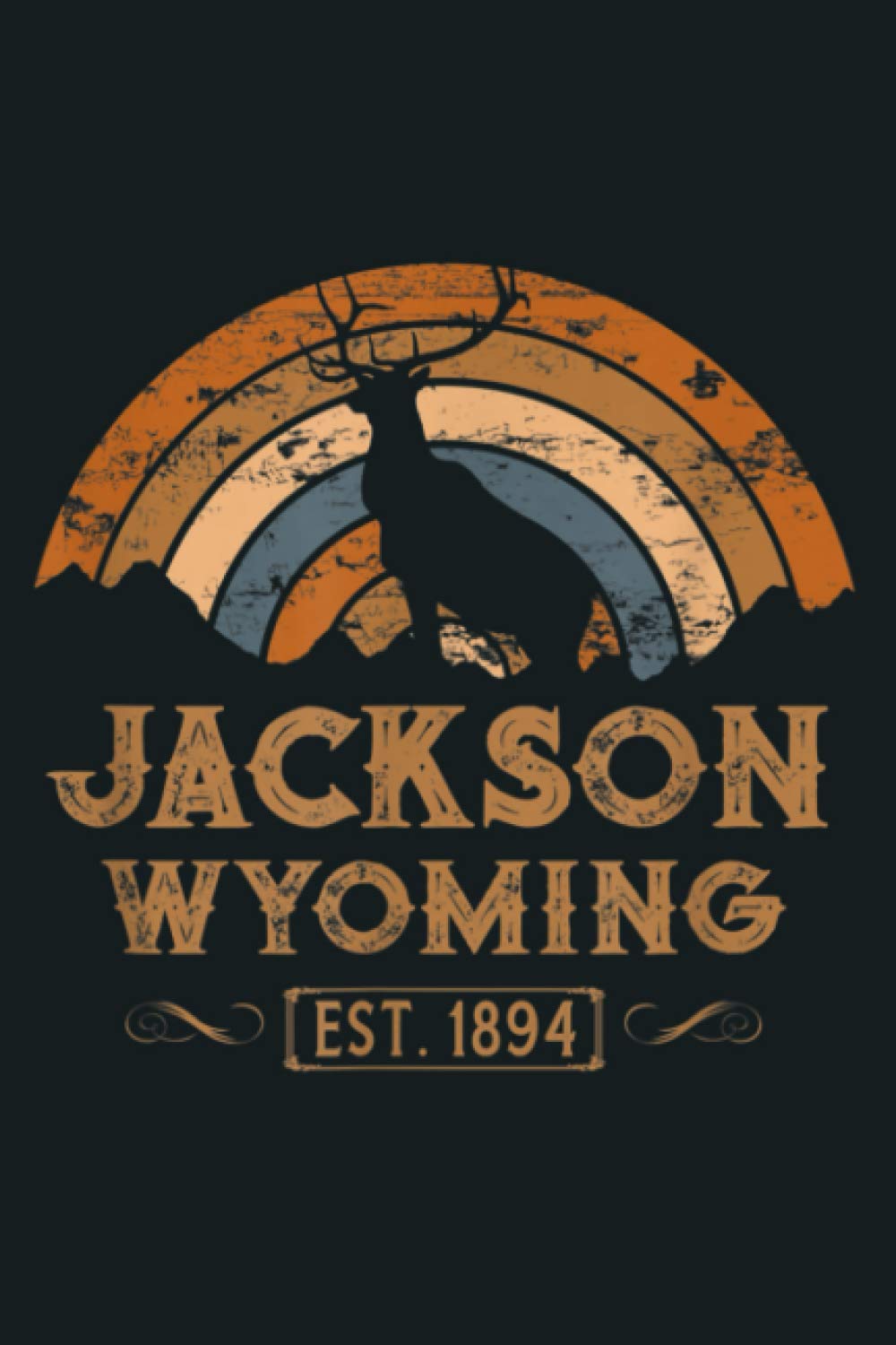 Jackson Wyoming WY Wild West Gift: notebook, notebook journal beautiful , simple, impressive,size 6x9 inches, 114 paperback pages