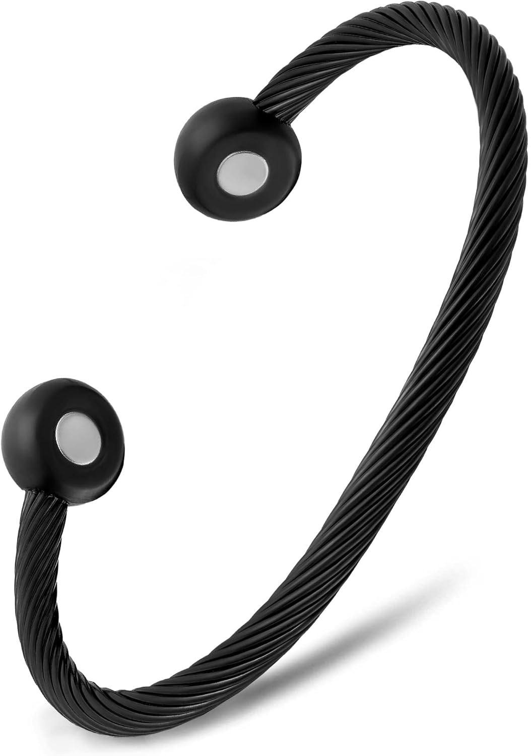 Bracelet Cuff Twisted Cable Stainless