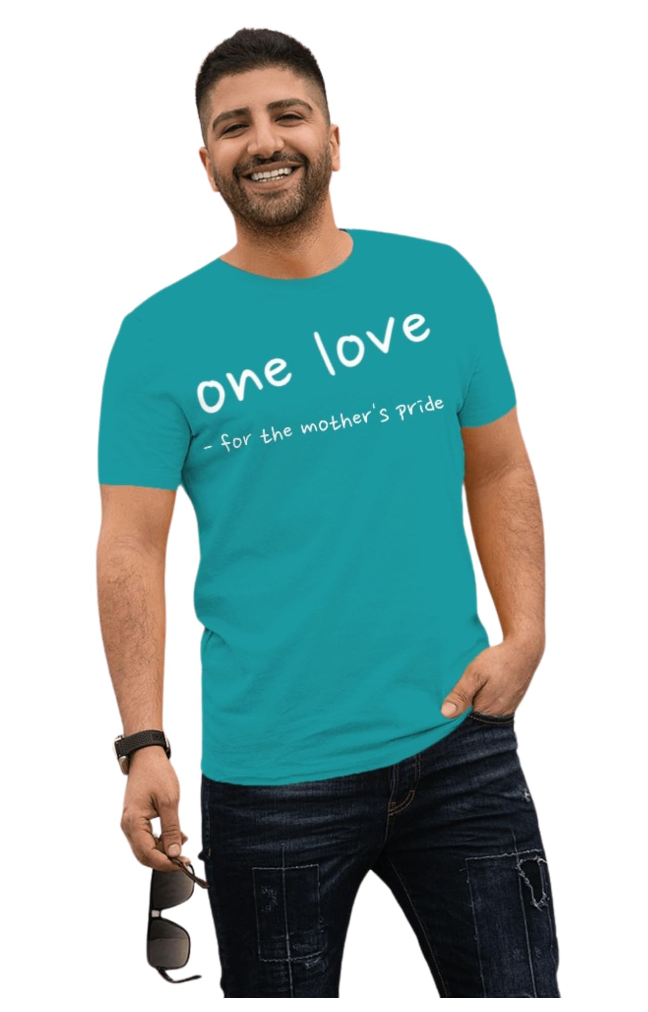 Eagle House _ One Love - Mother's Pride - Round Neck Half Sleeves Solid T-Shirt Unisex