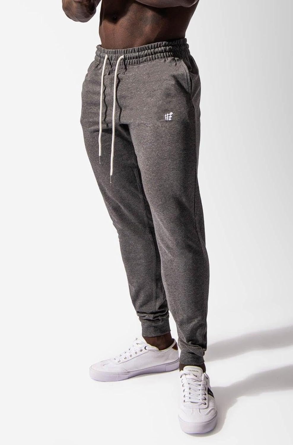 Jed North Men's Active Gym Running Casual Slim Fitted Workout Sweat Pants with Pockets