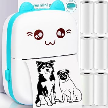 Mini Printer Portable, Mini Thermal 
