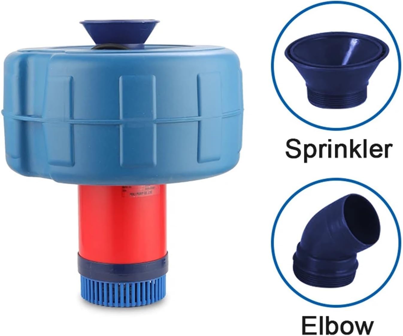 Fish pond air pump water circulation pond landscaping fish pond fountain outdoor garden(1500W)