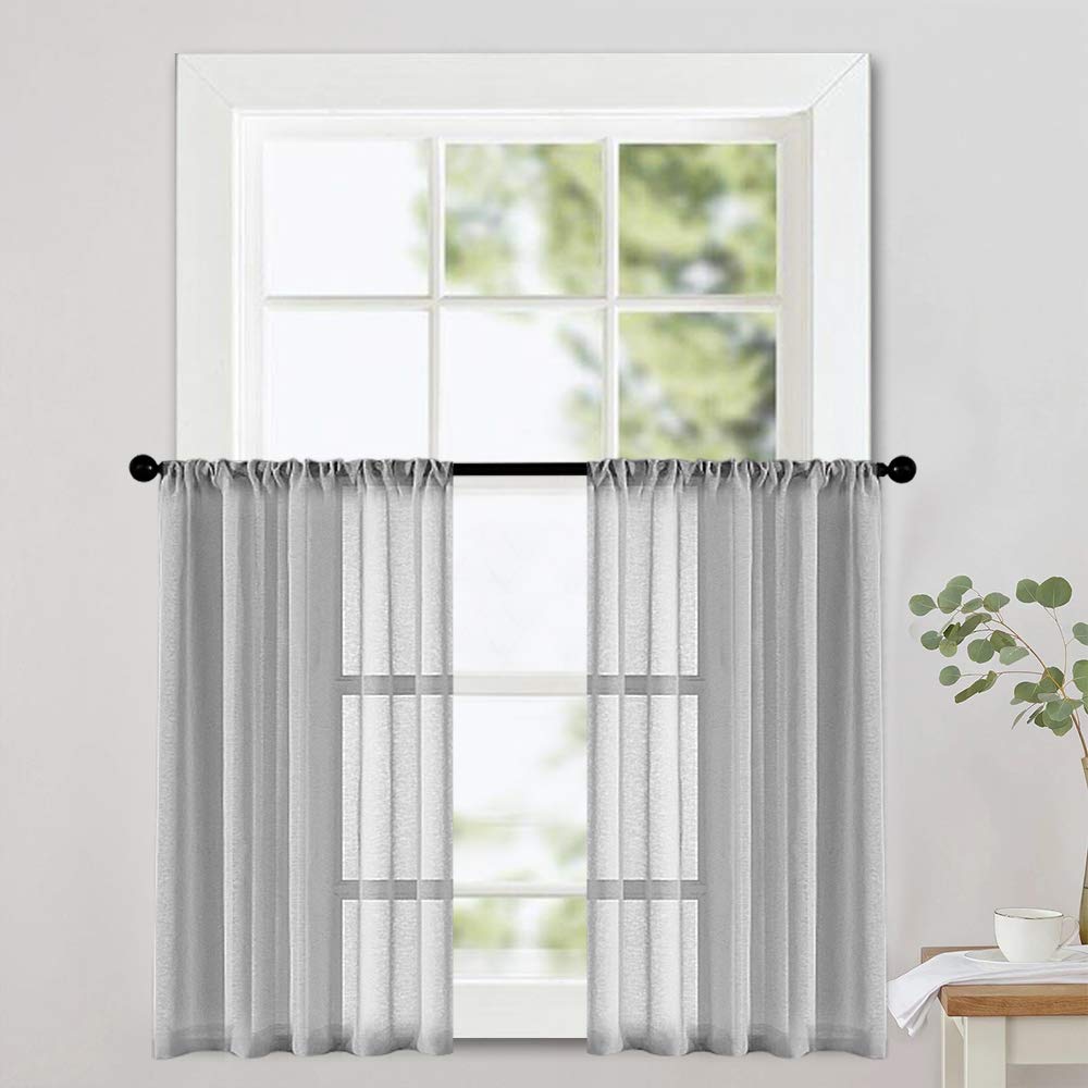 Gray Bathroom Window Curtains Curtains & Drapes 2023