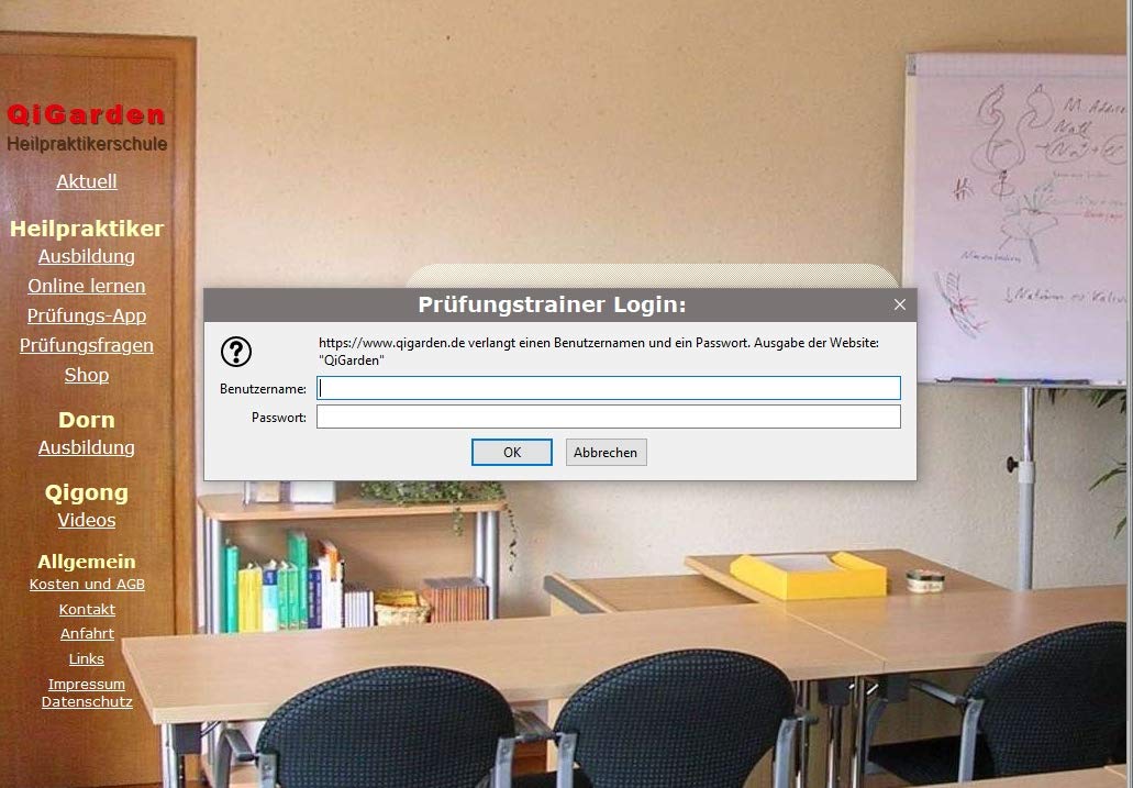 QiGarden Prüfungstrainer Heilpraktiker für Psychotherapie, für Windows, macOS, Linux, Android, iOS (Progressive Web App, Onlinezugang 12 Monate Nutzung)