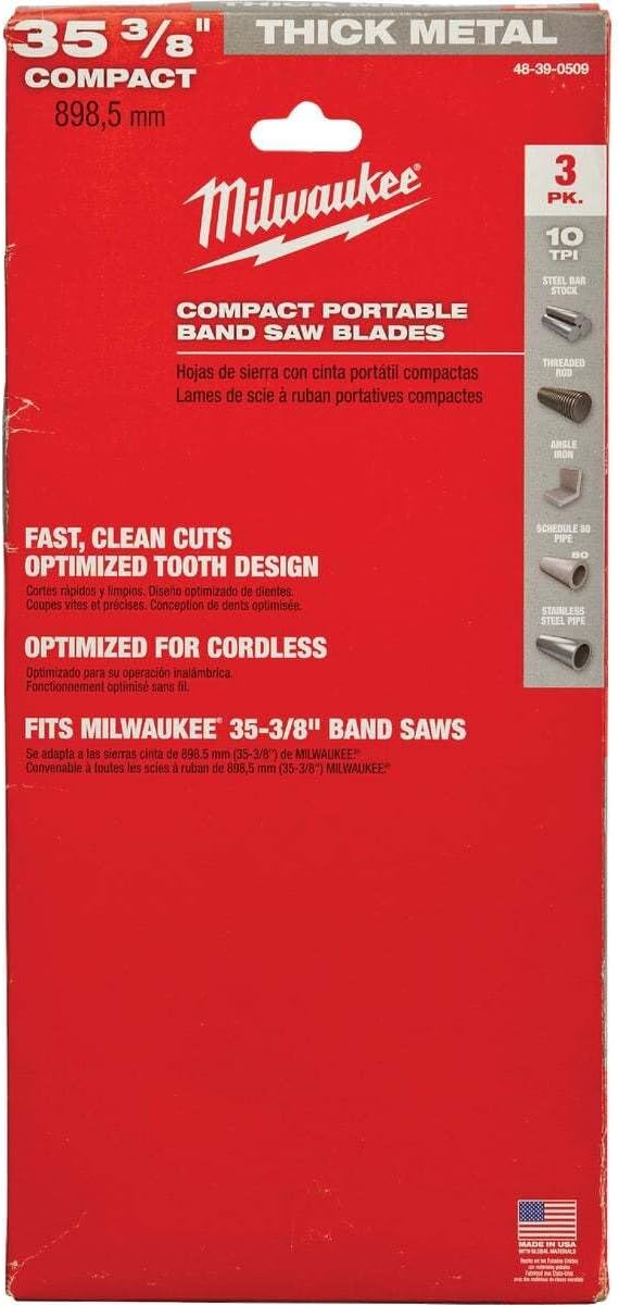 MILWAUKEE 10 TPI Compact Portable Band S