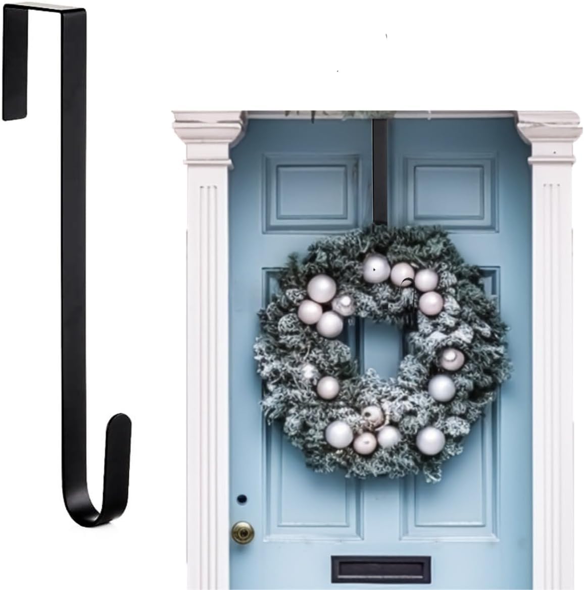 Homesecret Wreath Hanger for Front Door, 12.5 Inch x 2.5cm Wide