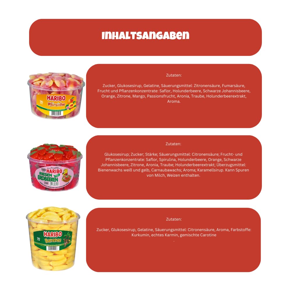 Leckerer Fruchtgummi/Weingummi Obstkorb zum vernaschen 3,9 kg mit Schaum-Bananen, Riesen Erdbeeren und Pfirsichen