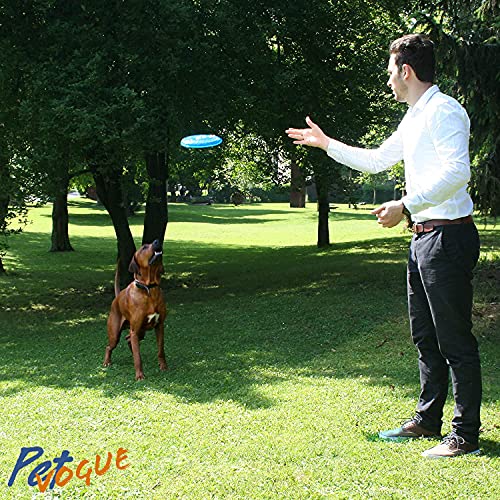 Image of PetVogue Fetching Disc | Flyer Frisbee Rubber I Fetch Dog Toy I Dog and Puppies I Flyer Dog Toy I Flying Saucer I Pet Toys for Small, Medium, Large Pets