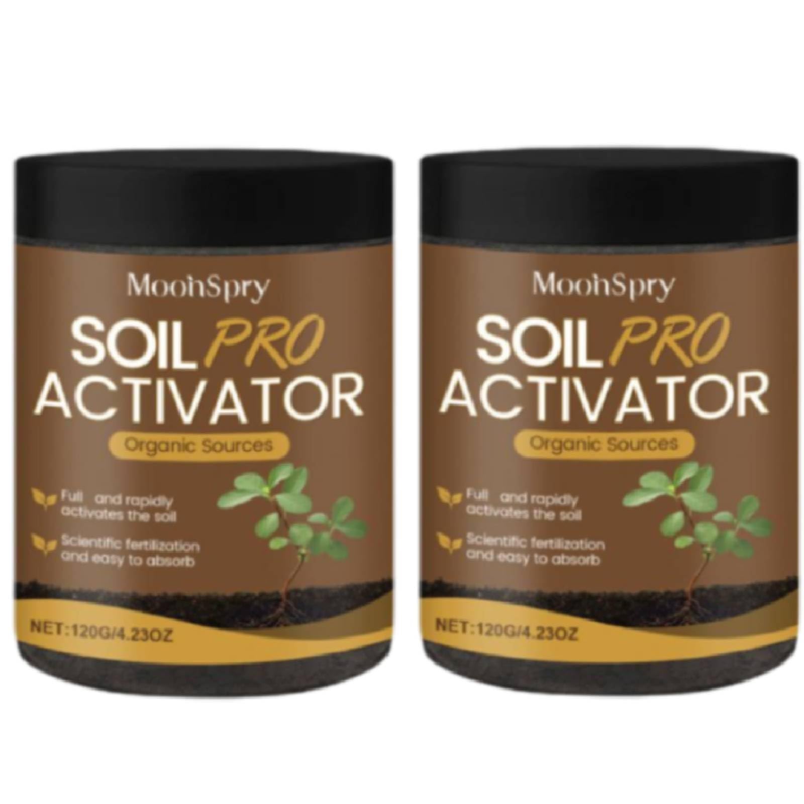 Soil Activated,Premium Organic Soil Activator and Plant Fertilizer for Raised Garden Beds, Potting Mix&Seedling Compost, Dirt Health Booster,Prevent Compaction