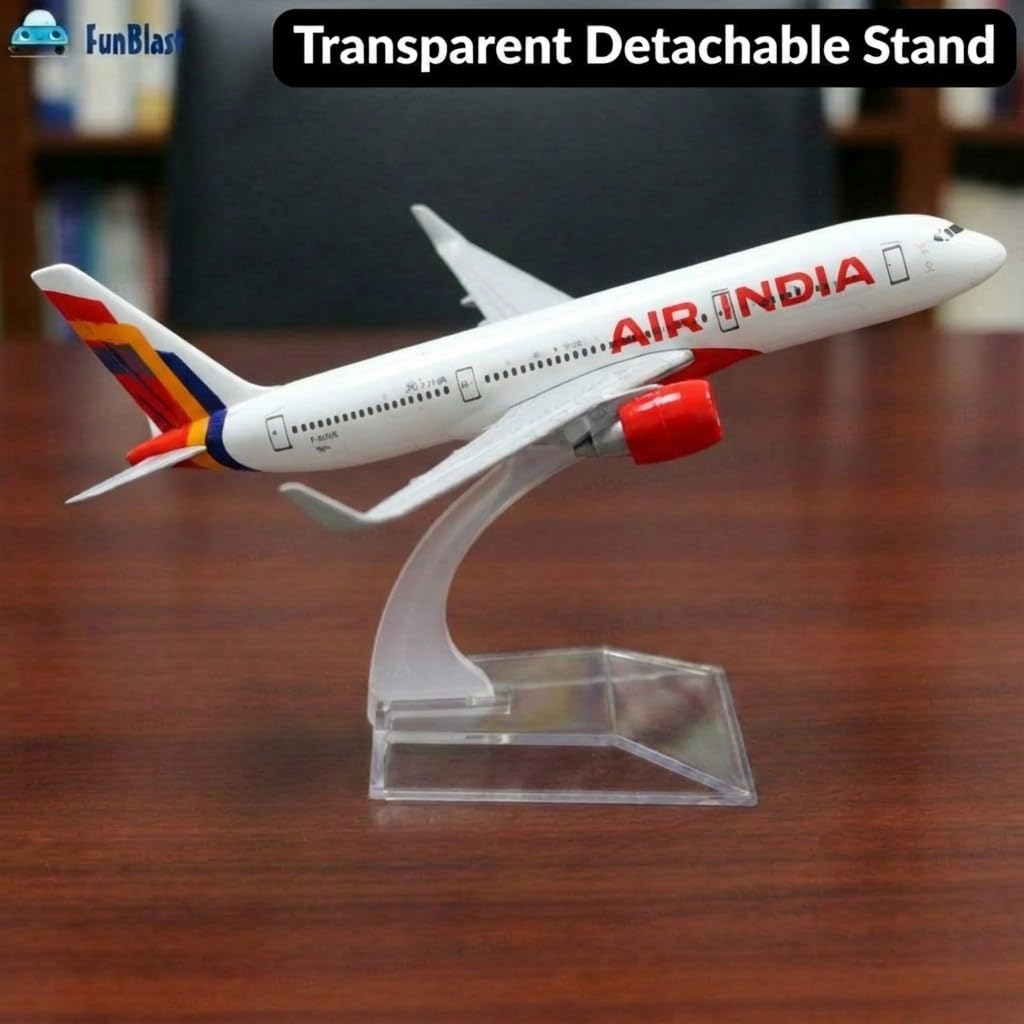 FunBlast Diecast Aeroplane Scale Model - Airplane Miniature Model Only for Display, Size -14 Cm (A350-Air India) — Amazon image 5