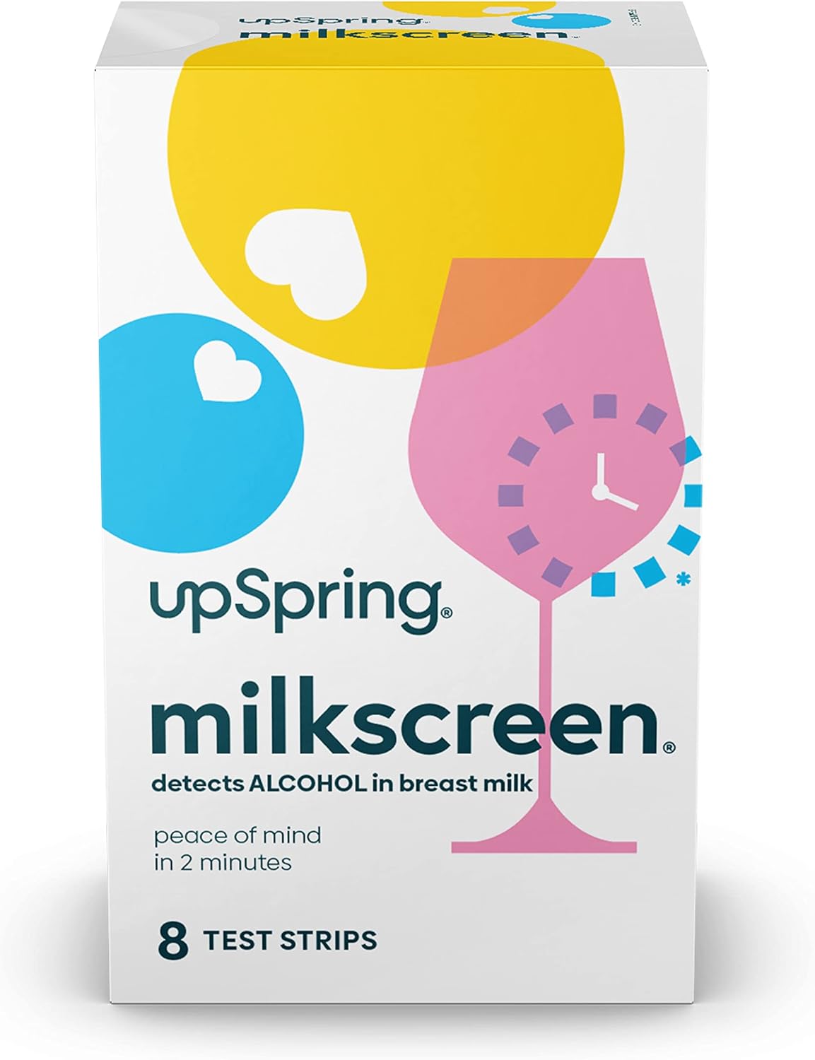 Upspring Milkscreen Test Strips to Detect Alcohol in Breast