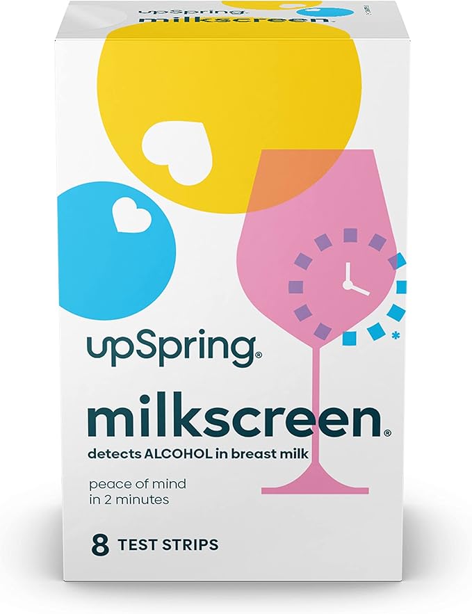 Upspring Milkscreen Test Strips to Detect Alcohol in Breast