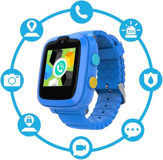 Nueva edición 4G – Reloj inteligente para niños y niñas (azul) –  visualización táctil Smartwatch con tarjeta SIM – Monitorización  remota/videollamada/rastreador GPS – listo para salir de la caja :  Amazon.com.mx: Electrónicos