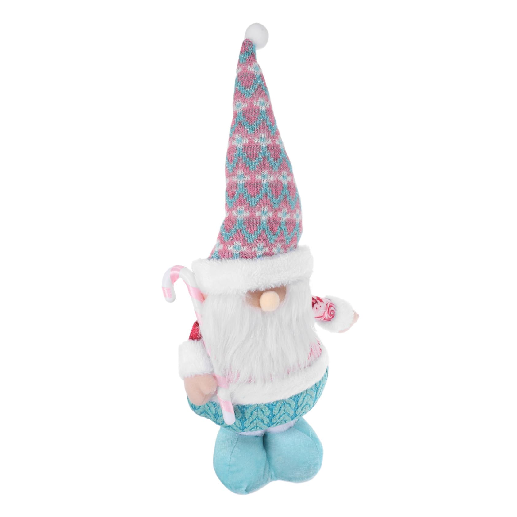 Alipis Statuetta Di Babbo Natale Con Gambe Telescopiche Decorazione Natalizia Da Tavolo Figura Artigianale Per Feste Di Natale Per Ornamenti Di Vacanze