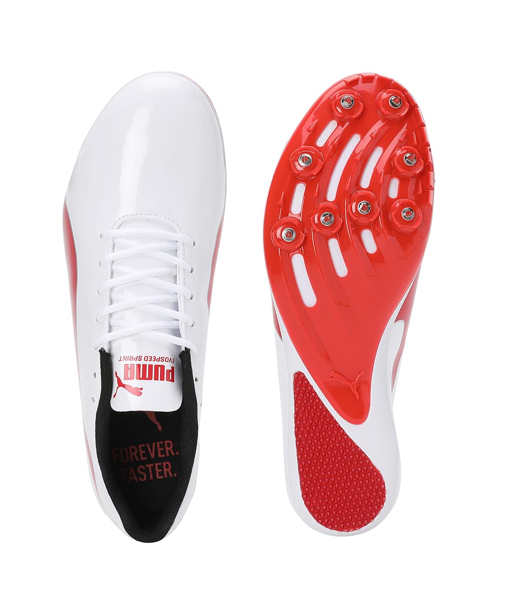 PUMA Evospeed Sprint 14.5 Zapatillas para Correr Spikes Unisex Sun Stream/Black/White