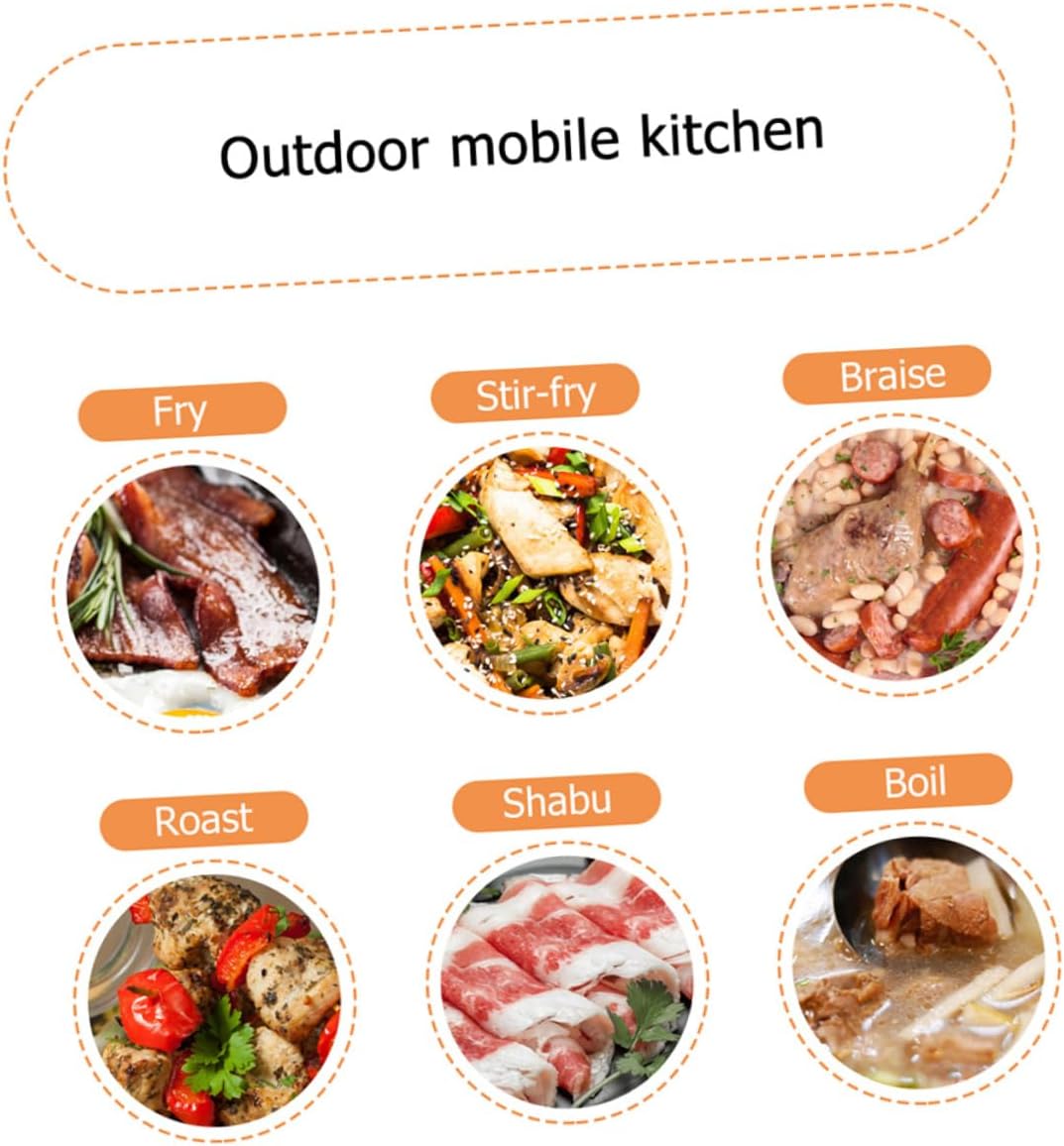 Camping Cookware Set People Outdoor Cookware Portable Camping Cooking Utensils