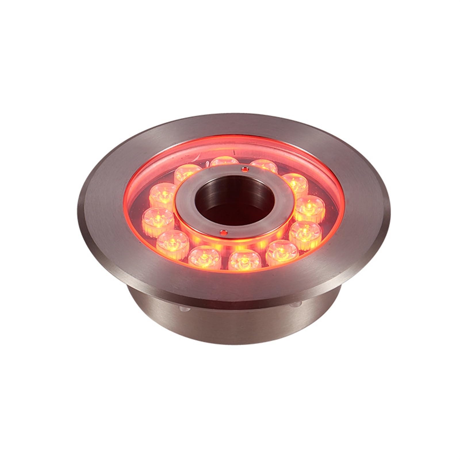 Poolbeleuchtung, LED-Brunnenlichter Edelstahl-Poollichter Frühlingslichter Bunte Fernbedienung RGB Quadratische Landschaftslichter Unterwasserlichter für Schwimmbad, Brunnen, Teich, Aquarium(RGB:D180m