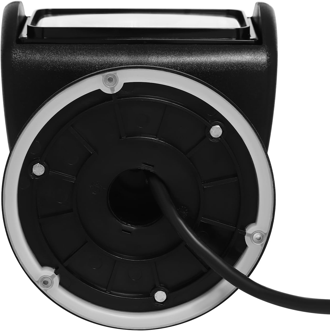 Boat Searchlight, DC 12V 100W Halogen Searchlight, Marine Boat Search Lights, 355°(Left/Right), 72°(Up/Down) Rotation, Rotating Marine Spotlight for Boats Truck Car(Black 2300LM 4300K)