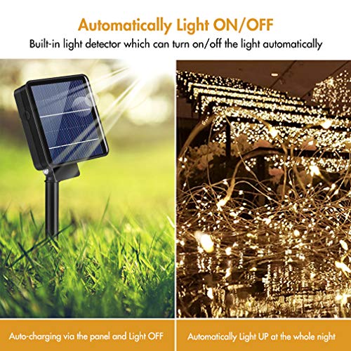 AUOPLUS 33M 300LED Catena Luminosa Solare Luci