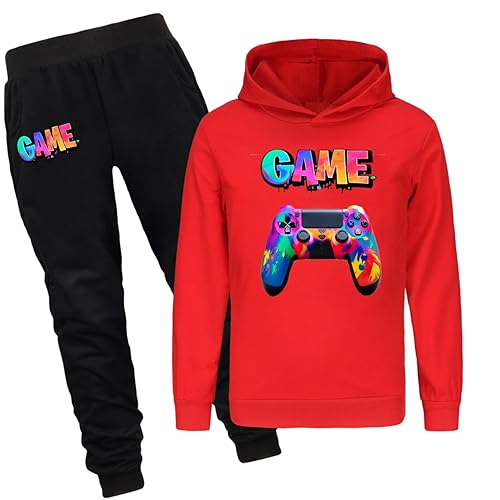 Boy's Tracksuit Game Fans Cotton Pullover Hoodie Sweatshirt Clothes Set