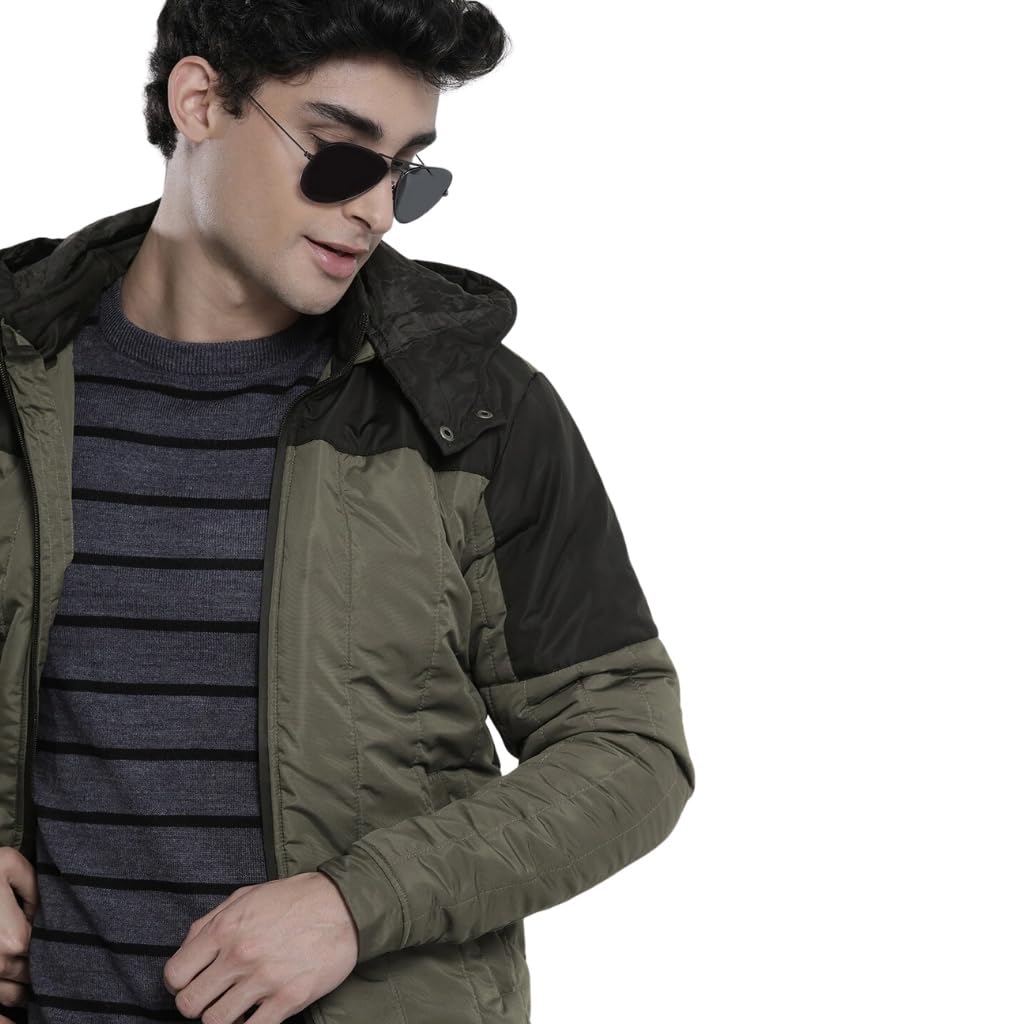 the indian garage co Men's Polyester Regular Puffer Jacket-picture-20