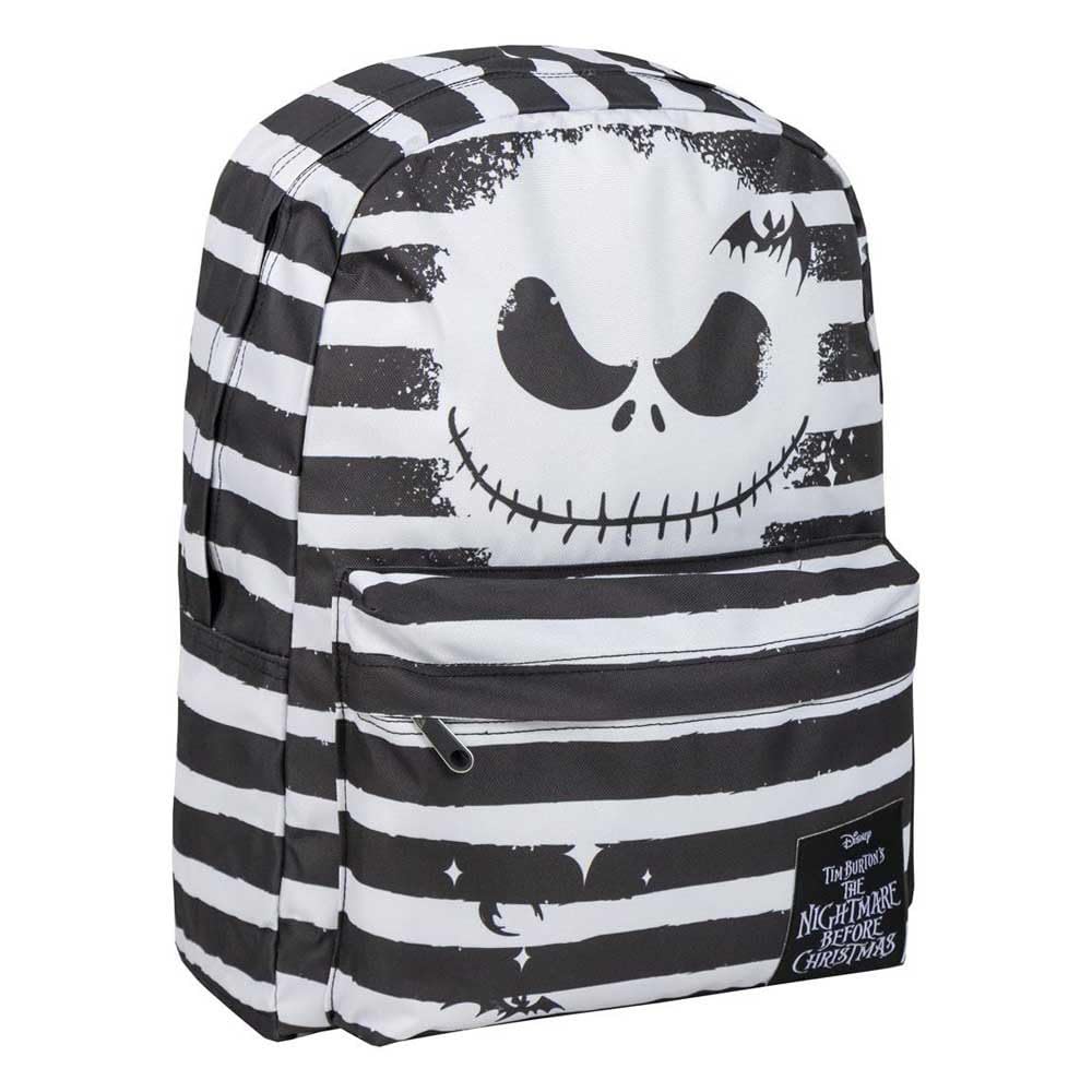 CERDÁ LIFE'S LITTLE MOMENTS Nightmare Before Christmas Casual Backpack - Black - 32x12x42cm - Made of Polyester - Print with Jack Motifs - Original Product