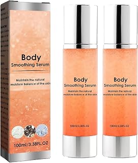 B-GLOSSY Smoothing Body Serum, 2 PCS of Moisturizing Repair Serum with Retinol, Palmitoyl Tripeptide, Shea Butter, Hyaluronic Acid - Deeply Nourishes and Hydrates, Suitable for All Skin Types, 100ml