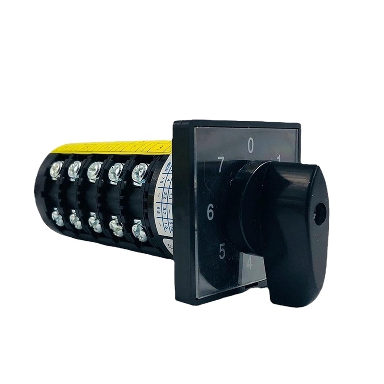 0-7ポジション回転カムスイッチ 20A 5極変換選択ネジ ユニバーサル HZ5B-20/5