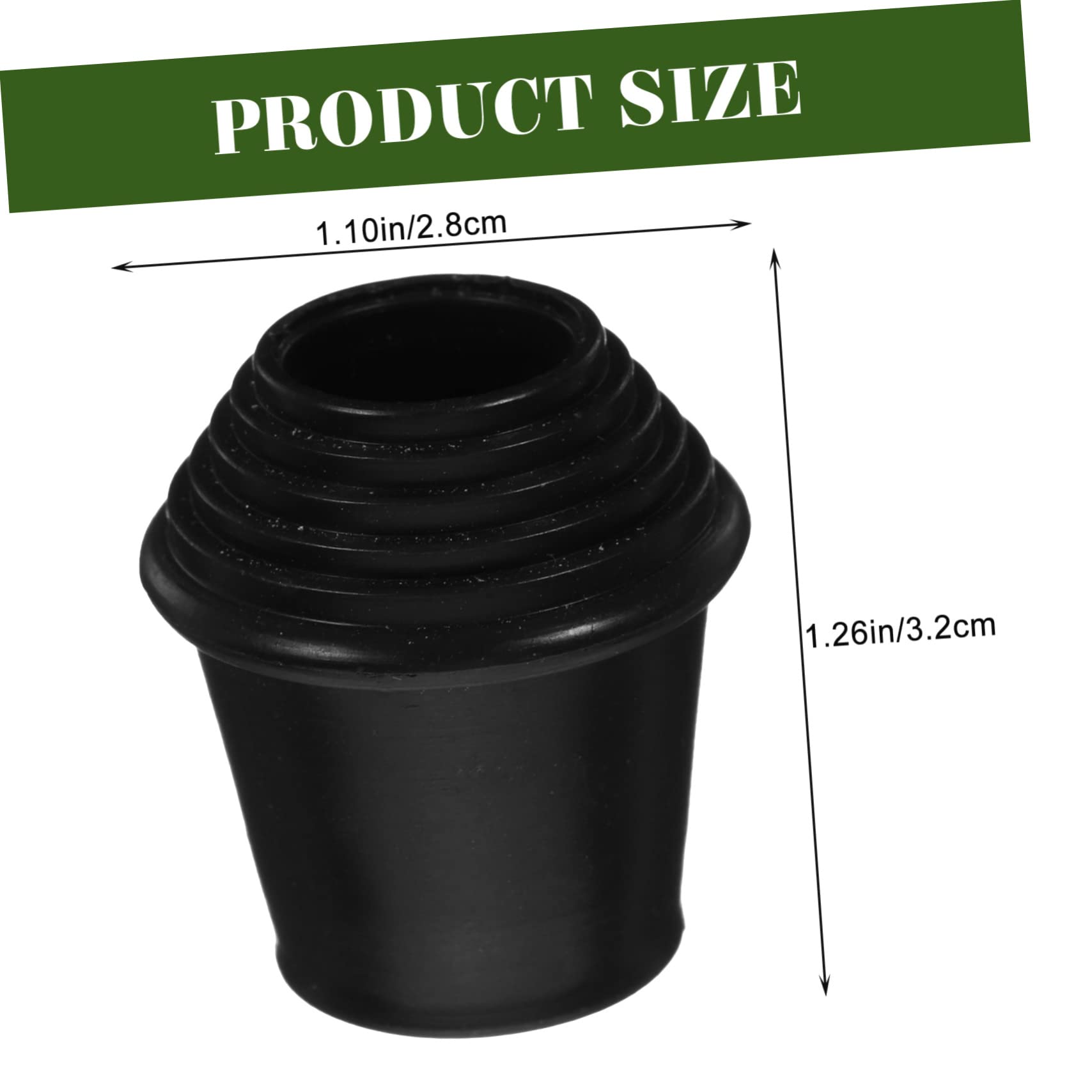 GALPADA 3Pcs Drum Rack Rubber Feet Pads for Snare Stand Durable Non Slip Drum Pad Parts Lightweight and Easy to Install Drum Stand Accessories for Percussion Instruments