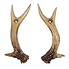 BestGiftEver Rustic Antler Pulls (Set of 2) 6 inch Long in a Pair for Cabinet Drawer Door - Cabin Lodge Decor