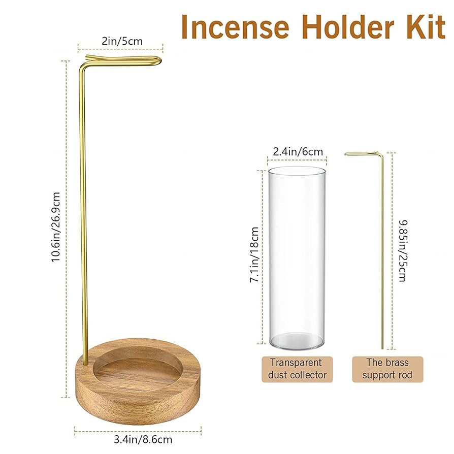 Amazon｜インセンスホルダー, お香立て お香立て ガラス 反転