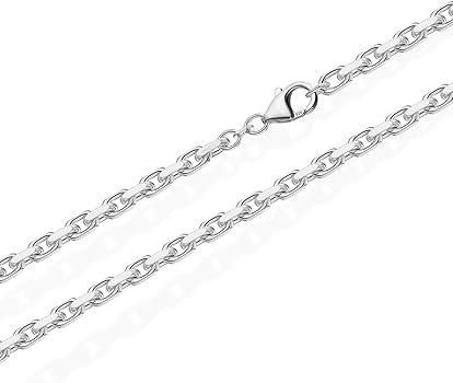 Joyería Titanio Acero Inoxidable Cadena Collar De Plata - España