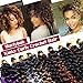 2-5 Days Delivery Best Synthetic Hair Extensions 20 inches Curly Straight Full Head Invisible Wire Secret String No Clips in Hair Extensions Secret Fish Line Hairpieces (dark brown mix light brown)
