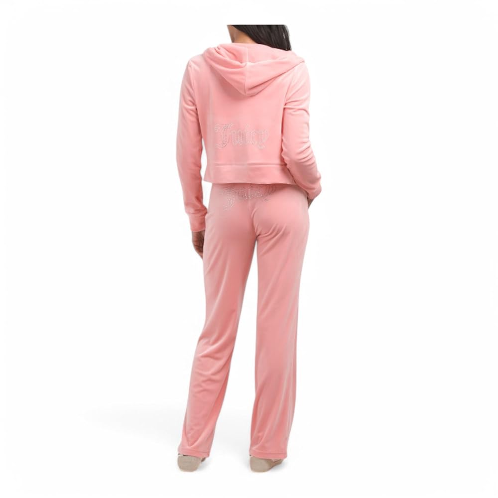 Amazon | Juicy Couture レディース キラキラ ベロア トラック