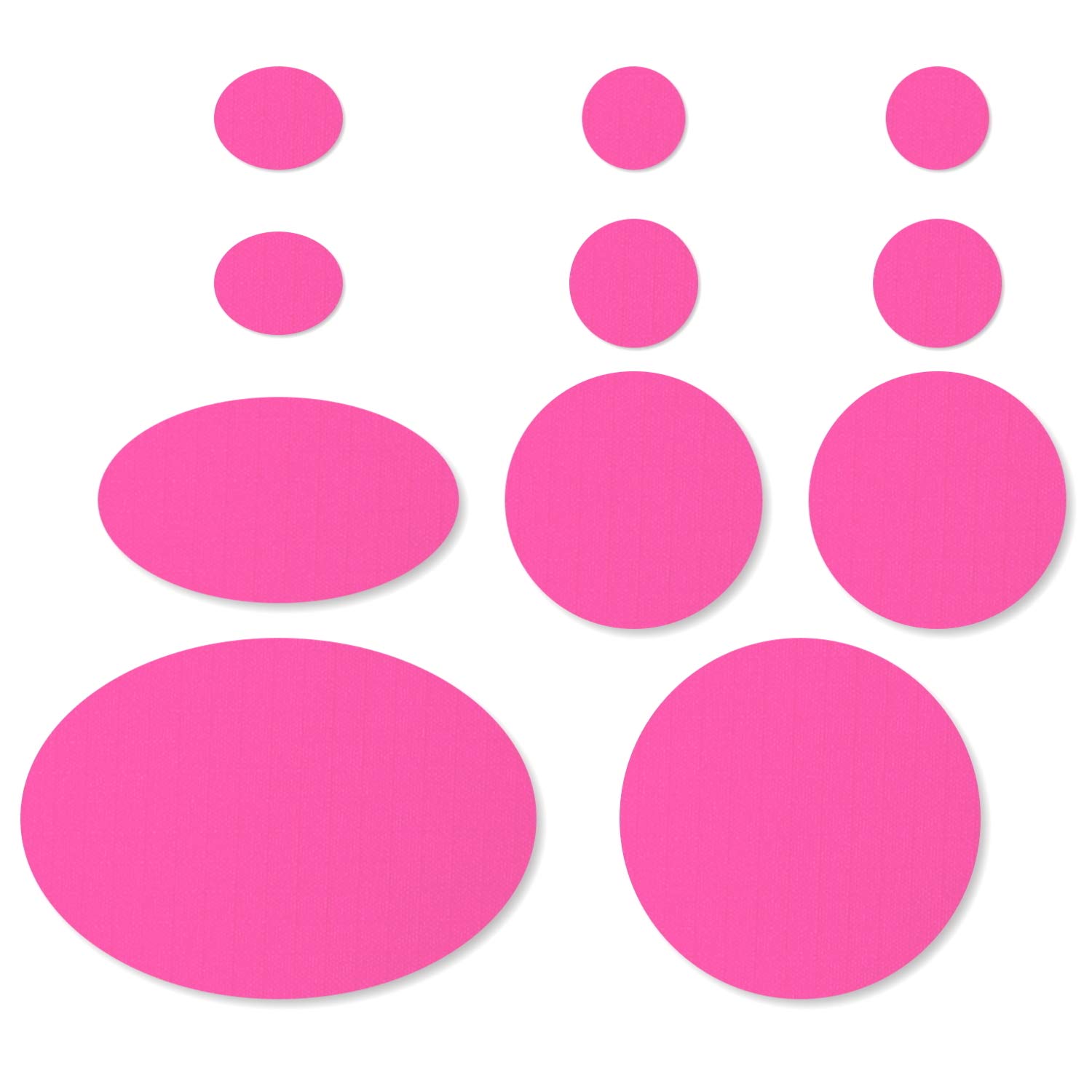 Nordtown Puffer Down Jacket Repair Patches | Pink, Self-Adhesive, Pre-Cut, Waterproof, Subtle, Rip-Stop Nylon Fabric to Fix Jackets, Tents, Sleeping Bags, Ski Pants (11 Pieces)