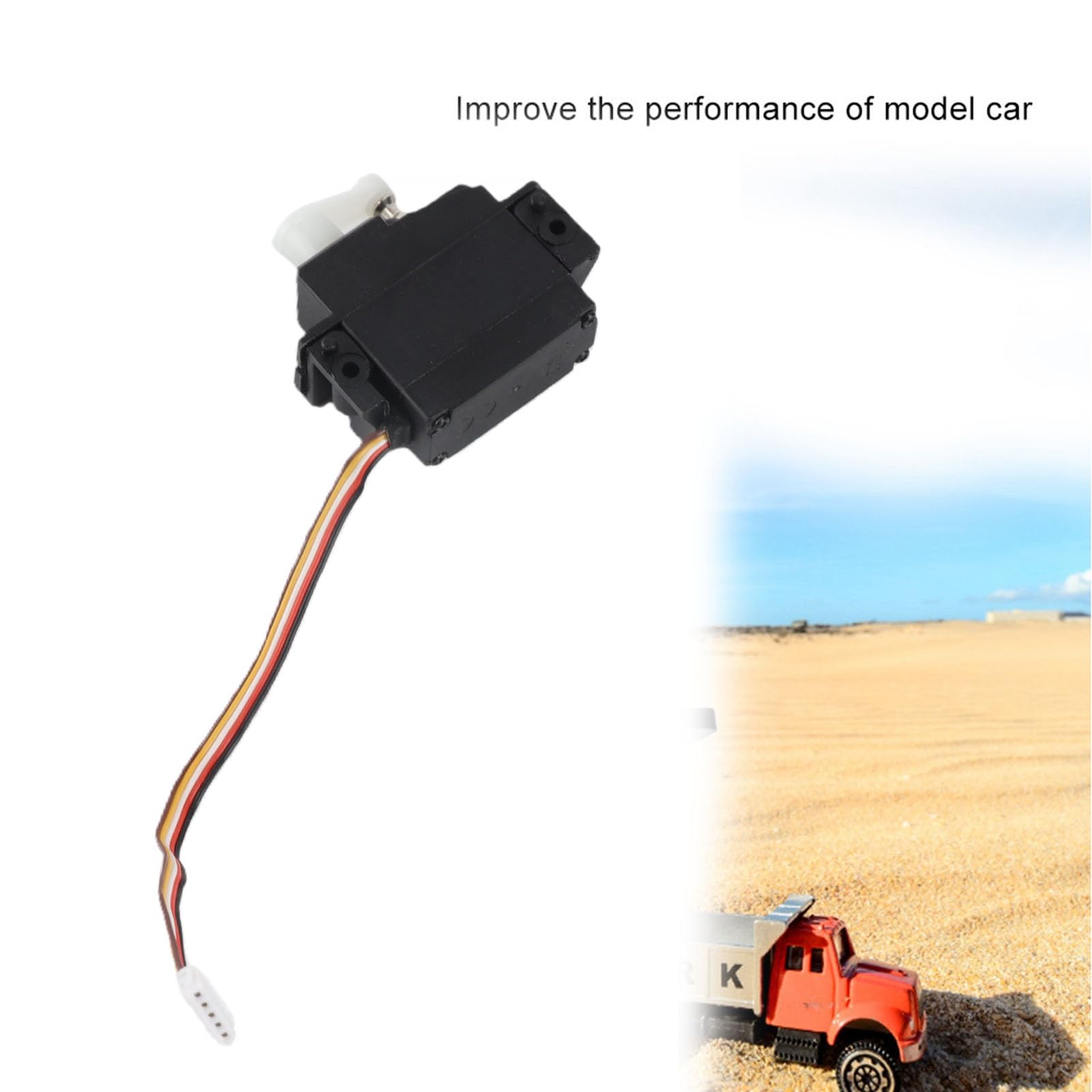 Dilwe Motore sterzo RC, Accessorio servo RC in Metallo per 144001 1/14 Auto a Ruote in Lega RC