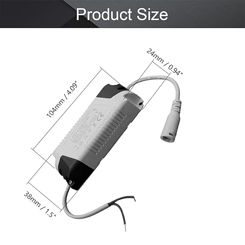 Miniatura 2 de Othmro 1 unids LED Driver 25-36W corriente constante 300mA alta potencia AC 85-265V conector fuente de alimentación externa LED lámpara de techo